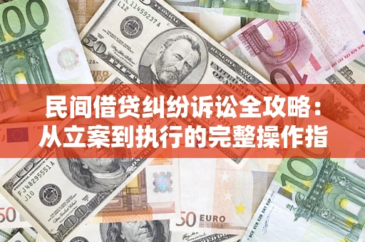 北京民间借贷纠纷诉讼全攻略：从立案到执行的完整操作指南