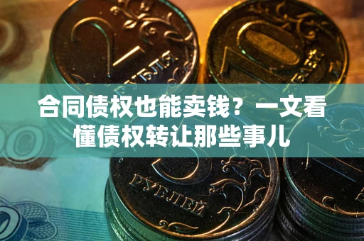 北京合同债权也能卖钱？一文看懂债权转让那些事儿