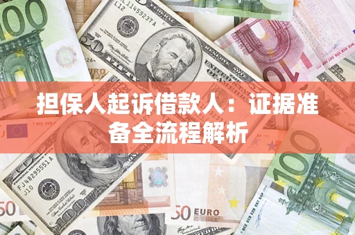 北京担保人起诉借款人：证据准备全流程解析