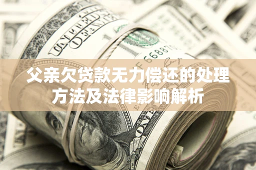 北京父亲欠贷款无力偿还的处理方法及法律影响解析